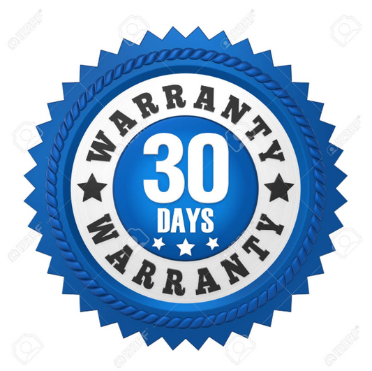 30 Day Warranty